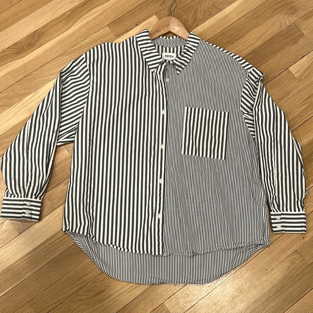 EUC Pistola Striped Button shirt